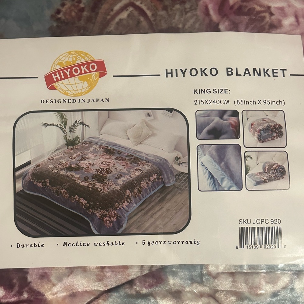 One Piece King Size Cozy Blanket.